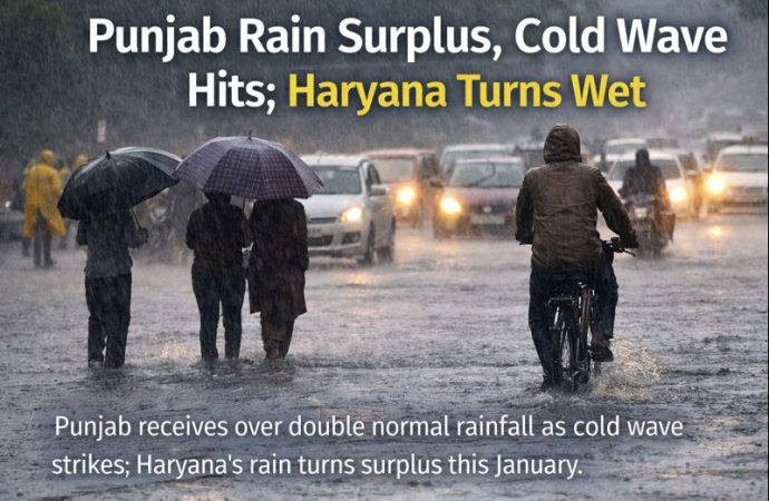 Punjab Records Over Double Normal Rainfall as Cold Wave Grips North India