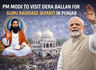 PM Modi will visit Dera Ballan on Guru Ravidass Jayanti, boosting celebrations and community engagement.